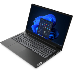 Laptop Lenovo V15 G3 IAP, Procesor Intel® Core™ i5-1235U pana la 4.40 GHz, 15.6" Full HD, 8GB, 256GB SSD, Intel® UHD Graphics, No OS, Business Black