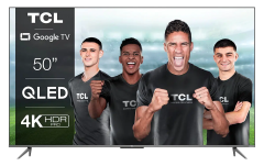 TCL QLED TV 50C635, 126 cm, Smart Google TV, 4K Ultra HD