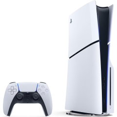 CONSOLE PLAYSTATION 5 SLIM (PS5) 1TB, D-CHASSIS, WHITE + EXTRA CONTROLLER WIRELESS PLAYSTATION DUALSENSE