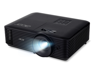 Acer X128HP Projector, DLP 3D, XGA, 4000 Lumens, Black