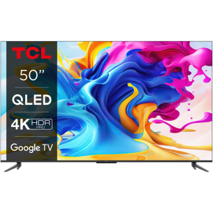 Televizor TCL QLED 50C645, 126 cm, Smart Google TV, 4K Ultra HD