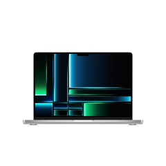 Apple MacBook Pro 14" laptop with Apple M2 Pro processor, 10 CPU cores and 16 GPU cores, 16 GB, 512 GB SSD, Silver