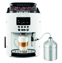  Automatic espresso machine Krups Espresseria Automatic EA8161, 1.7 l, 1450W, 15 bar, 3-level grinder, black/white