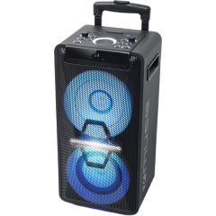 Party Muse M-1920 DJ Bluetooth Speaker, 300W, Bluetooth, CD, USB, Microphone, Black
