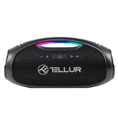 Boxa portabila Tellur Obia Pro, 60 W, Lumina RGB, IPX6, USB, Negru