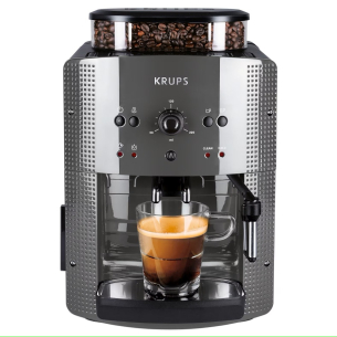 Automatic espresso machine Krups Espresseria Automatic EA810B70, 1450W, 15 bar, 1.7 l, 3-level grinder, Grey