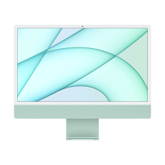 Sistem Desktop PC iMac 24" cu procesor Apple M1, 24", Retina 4.5K, 8GB, 256GB SSD, 8-core GPU, Green, RO