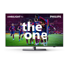 Televizor Philips AMBILIGHT tv LED 65PUS8818, 164 cm, Google TV, 4K Ultra HD, 100 Hz, Clasa E (Model 2023)