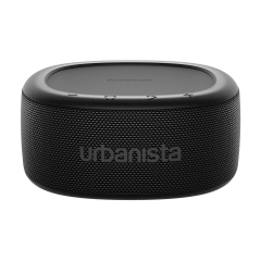 Portable speaker Urbanista Malibu, True Wireless, solar charging/USB-C, 20W, Bluetooth 5.2, IP67, black
